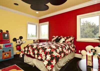Child's Disney themed bedroom